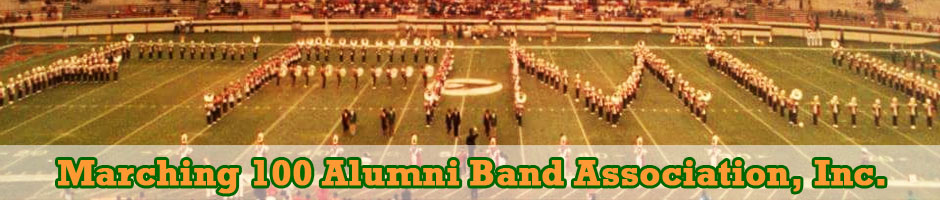 Florida Memory • FAMU Marching 100 performing at Bragg Memorial Stadium  during homecoming football game.